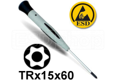 ESD šroubovák tamper resistant TRx15x60